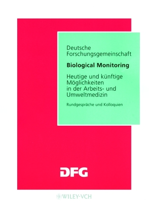 Biological Monitoring von Angerer,  Jürgen