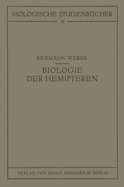 Biologie der Hemipteren von Weber,  Hermann