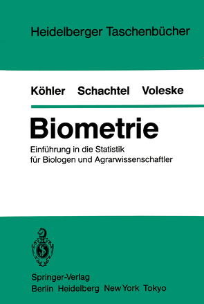 Biometrie von Koehler,  W., Schachtel,  G., Voleske,  P.