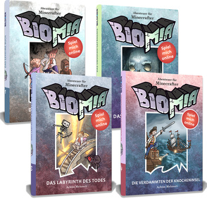 BIOMIA Collection – 4 Abenteuerromane für Minecrafter von Mehnert,  Achim, Thon,  Frank