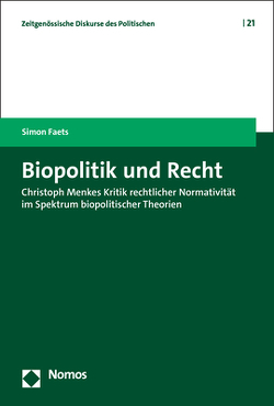 Biopolitik und Recht von Faets,  Simon