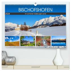 Bischofshofen im schönen Salzburger Land (hochwertiger Premium Wandkalender 2024 DIN A2 quer), Kunstdruck in Hochglanz von Kramer,  Christa