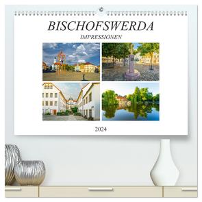 Bischofswerda Impressionen (hochwertiger Premium Wandkalender 2024 DIN A2 quer), Kunstdruck in Hochglanz von Meutzner,  Dirk