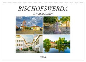 Bischofswerda Impressionen (Wandkalender 2024 DIN A2 quer), CALVENDO Monatskalender von Meutzner,  Dirk