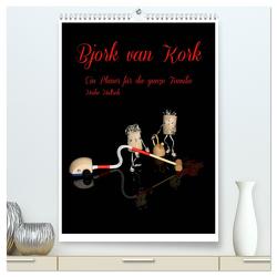 Bjork van Kork / Familienplaner (hochwertiger Premium Wandkalender 2024 DIN A2 hoch), Kunstdruck in Hochglanz von Hultsch,  Heike