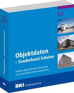 BKI Objektdaten Schulen – Sonderband S1