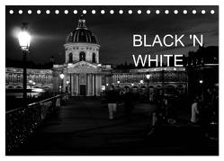 BLACK ‚N WHITE (Tischkalender 2024 DIN A5 quer), CALVENDO Monatskalender von Schrader,  Marie