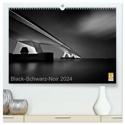 Black-Schwarz-Noir 2024 (hochwertiger Premium Wandkalender 2024 DIN A2 quer), Kunstdruck in Hochglanz von Gottschalk,  Lichtformwerk/Arnd