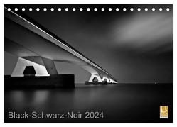Black-Schwarz-Noir 2024 (Tischkalender 2024 DIN A5 quer), CALVENDO Monatskalender von Gottschalk,  Lichtformwerk/Arnd