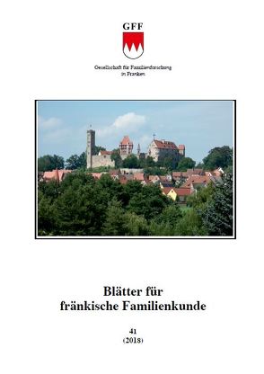 Blätter für fränkische Familienkunde 41