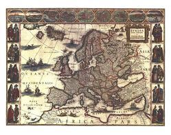 Blaeu’s Map of Europe von 1620 (Digitaldruck) von Whitfield,  Peter