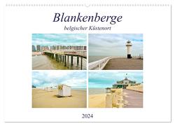 Blankenberge – belgischer Küstenort (Wandkalender 2024 DIN A2 quer), CALVENDO Monatskalender von Schwarze,  Nina