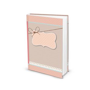 Blanko Notizbuch in rosa (Hardcover A5, Blankoseiten)