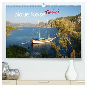 Blaue Reise Türkei (hochwertiger Premium Wandkalender 2024 DIN A2 quer), Kunstdruck in Hochglanz von Meinicke,  Lars