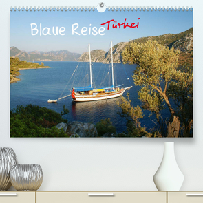 Blaue Reise Türkei (Premium, hochwertiger DIN A2 Wandkalender 2023, Kunstdruck in Hochglanz) von Meinicke,  Lars