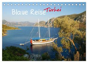 Blaue Reise Türkei (Tischkalender 2024 DIN A5 quer), CALVENDO Monatskalender von Meinicke,  Lars