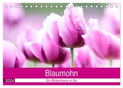 Blaumohn – Ein Blütentraum in lila (Tischkalender 2024 DIN A5 quer), CALVENDO Monatskalender von Verena Scholze,  Fotodesign