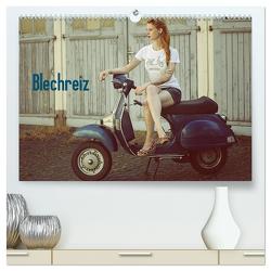 Blechreiz (hochwertiger Premium Wandkalender 2024 DIN A2 quer), Kunstdruck in Hochglanz von Oelschläger,  Britta