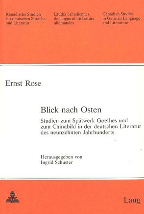 Blick nach Osten von Rose,  Ernst, Schuster,  Ingrid