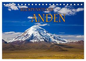 Blickpunkte der Anden (Tischkalender 2024 DIN A5 quer), CALVENDO Monatskalender von Schütter,  Stefan