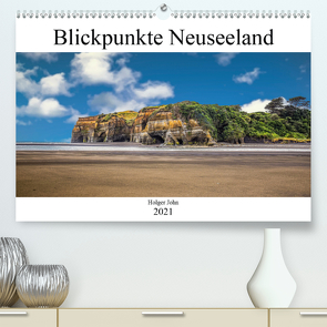 Blickpunkte Neuseeland (Premium, hochwertiger DIN A2 Wandkalender 2021, Kunstdruck in Hochglanz) von John,  Holger