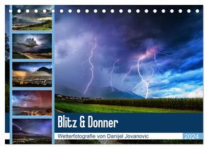 Blitz & Donner (Tischkalender 2024 DIN A5 quer), CALVENDO Monatskalender von Jovanovic,  Danijel