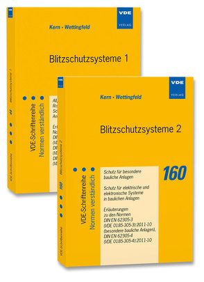 Blitzschutzsysteme 1 – Blitzschutzsysteme 2 (Set) von Kern,  Alexander, Wettingfeld,  Jürgern