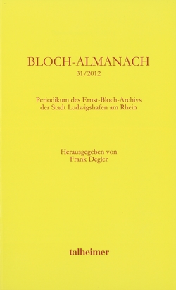 Bloch-Almanach 31/2012 von Degler,  Frank