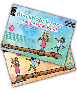 Blockflöte lernen mit Lotti & Ben – Band 1 + 2 im Set! von Hossain,  Susanne