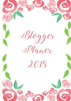 Bloggerplaner 2018 von Chupik,  Alexandra