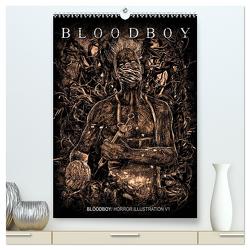 BLOODBOY/ HORROR ILLUSTRATION V1 (hochwertiger Premium Wandkalender 2024 DIN A2 hoch), Kunstdruck in Hochglanz von BLOODBOY,  BLOODBOY