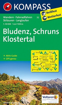 KOMPASS Wanderkarte Bludenz – Schruns – Klostertal von KOMPASS-Karten GmbH