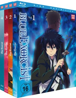 Blue Exorcist – Staffel 1 – Gesamtausgabe – Blu-ray-Box (4 Blu-rays) von Okamura,  Tensai