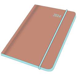 BLUE SPRUCE 2024 – Diary – Buchkalender – Taschenkalender – 8×11,5