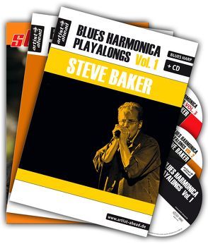 Blues Harmonica Playalongs Vol. 1-3 im Set, drei Bücher & drei CDs von Baker,  Steve