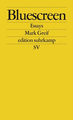 Bluescreen von Greif,  Mark, Vennemann,  Kevin