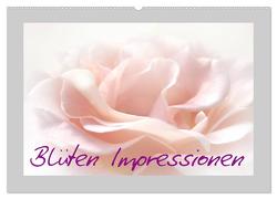 Blüten Impressionen (Wandkalender 2024 DIN A2 quer), CALVENDO Monatskalender von Burlager,  Claudia