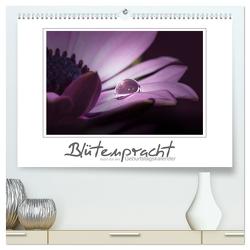 Blütenpracht, nicht nur ein Geburtstagskalender (hochwertiger Premium Wandkalender 2024 DIN A2 quer), Kunstdruck in Hochglanz von calmbacher,  Christiane