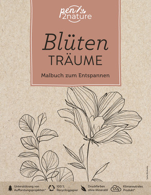 Blütenträume • Malbuch zum Entspannen (für Erwachsene)