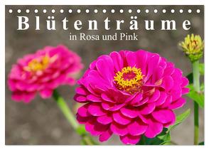 Blütenträume in Rosa und Pink (Tischkalender 2024 DIN A5 quer), CALVENDO Monatskalender von LianeM,  LianeM