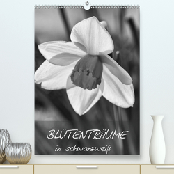Blütenträume in schwarzweiß (Premium, hochwertiger DIN A2 Wandkalender 2021, Kunstdruck in Hochglanz) von Reuke,  Sabine