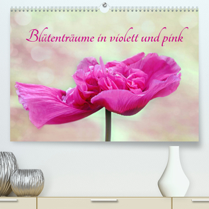 Blütenträume in violett und pink (Premium, hochwertiger DIN A2 Wandkalender 2023, Kunstdruck in Hochglanz) von Sarnade