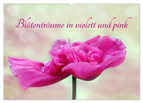 Blütenträume in violett und pink (Wandkalender 2024 DIN A2 quer), CALVENDO Monatskalender von Sarnade,  Sarnade