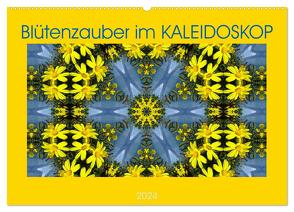 Blütenzauber im KALEIDOSKOP (Wandkalender 2024 DIN A2 quer), CALVENDO Monatskalender von Hampe-Neves,  Sabine
