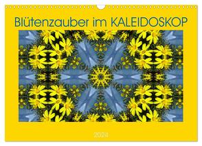 Blütenzauber im KALEIDOSKOP (Wandkalender 2024 DIN A3 quer), CALVENDO Monatskalender von Hampe-Neves,  Sabine