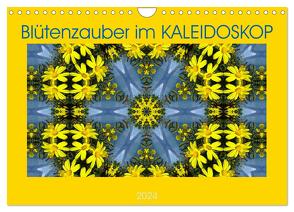 Blütenzauber im KALEIDOSKOP (Wandkalender 2024 DIN A4 quer), CALVENDO Monatskalender von Hampe-Neves,  Sabine