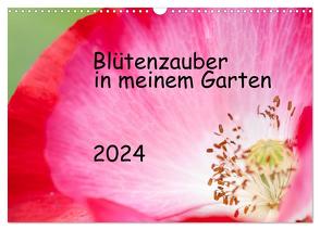 Blütenzauber in meinem Garten (Wandkalender 2024 DIN A3 quer), CALVENDO Monatskalender von JuSev,  JuSev