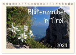 Blütenzauber in Tirol (Tischkalender 2024 DIN A5 quer), CALVENDO Monatskalender von Leon,  Leon