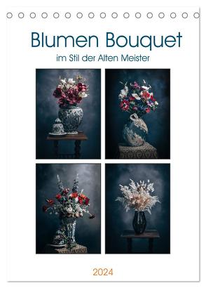 Blumen Bouquet (Tischkalender 2024 DIN A5 hoch), CALVENDO Monatskalender von Gierok / Magic Artist Design,  Steffen