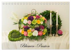 Blumen-Passion (Tischkalender 2024 DIN A5 quer), CALVENDO Monatskalender von Meyer,  Simone